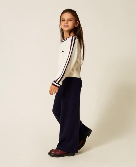 PANTALONE IN VISCOSA 252GJ3031 11956 TWIN SET 