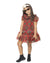 Abito in tulle tartan