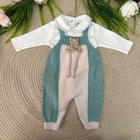 TUTINA, BODY, CARDIGAN E BABBUCCE IN LANA IN5731/IN57S V VERDE SALDI MARLU 