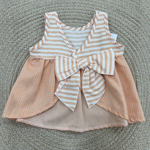 CASACCA E CULOTTE IN COTONE 22116 MELOCOTON CALAMARO 