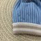 CAPPELO IN LANA CON POM PON IN VOLPE IN5271 CIELO MARLU 