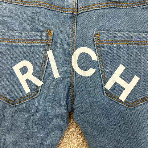 JEANS CON LOGO RIA25125JE DENIM BLU RICHMOND 