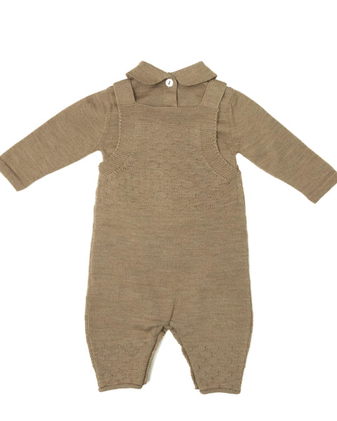 Tutina in lana 045205/045206 NOCCIOLA# MAGLIFICIO DI VERONA 