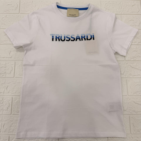 T-SHIRT IN COTONE TBP26073TS WHITE TRUSSARDI 
