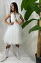 ABITO PIZZO E TULLE LUREX