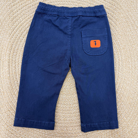 PANTALONE IN COTONE TIP26086PA BLU EST TRUSSARDI 