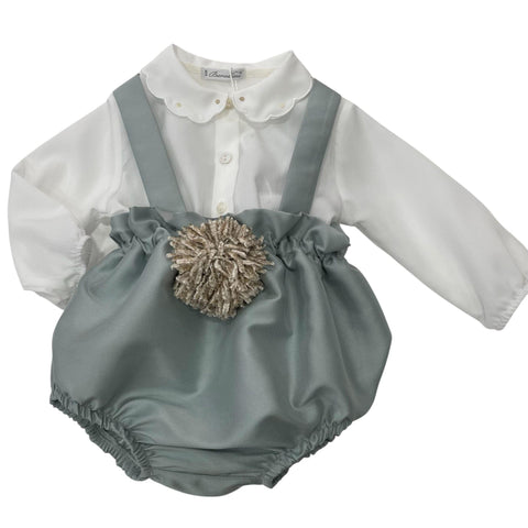 SALOPETTE E CAMICIA 125911 VERDE BARCELLINO 