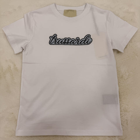 T-SHIRT IN COTONE TBP26041TS WHITE TRUSSARDI 