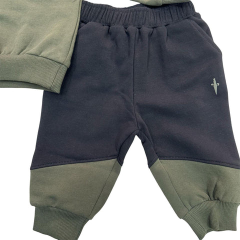 TUTA FELPATA COMP6301B MILITARE BTS 4US 