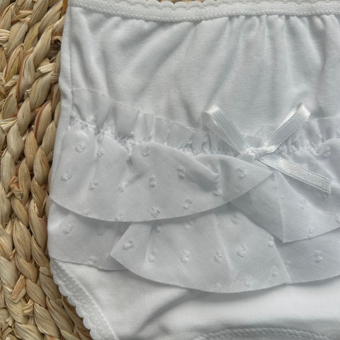 COPRI PANNOLINO IN COTONE 40701 BIANCO CALAMARO 