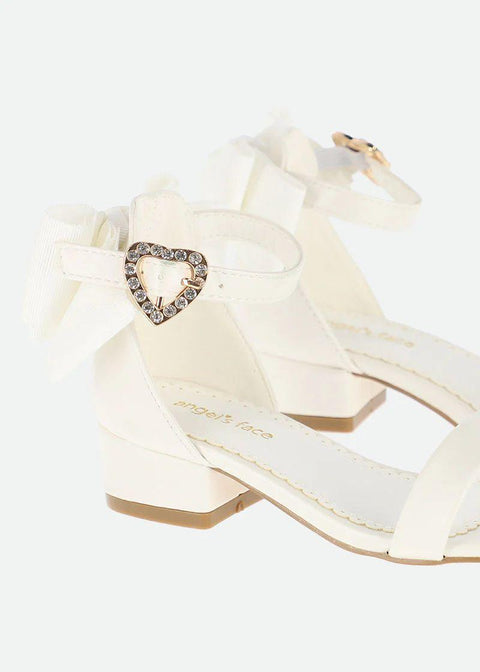 SANDALI CON FIOCCO IN GROS GRAIN ELICE SNOWDROP ANGEL'S FACE 