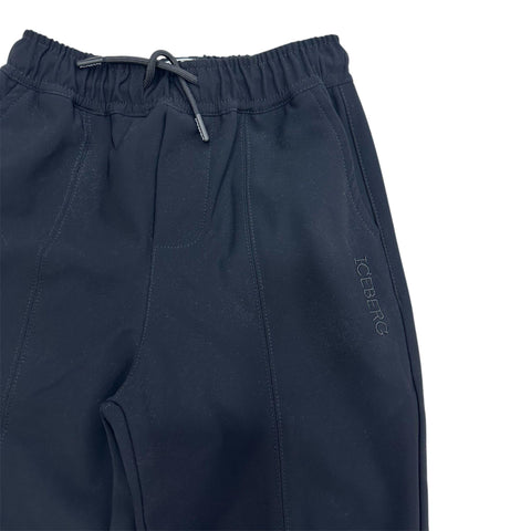 PANTALONE IN TESSUTO TECNICO PTICE6302J NERO ICEBERG 