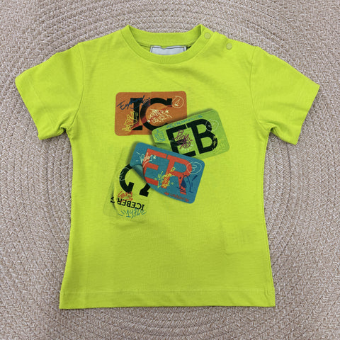 T-SHIRT IN COTONE TSICE6108B LIME ICEBERG 