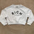 FELPA CROP GARZATA RBA25237FE WHITE RICHMOND 