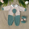 TUTINA E BABBUCCE IN LANA IN5710/IN57S V VERDE SALVIA MARLU 