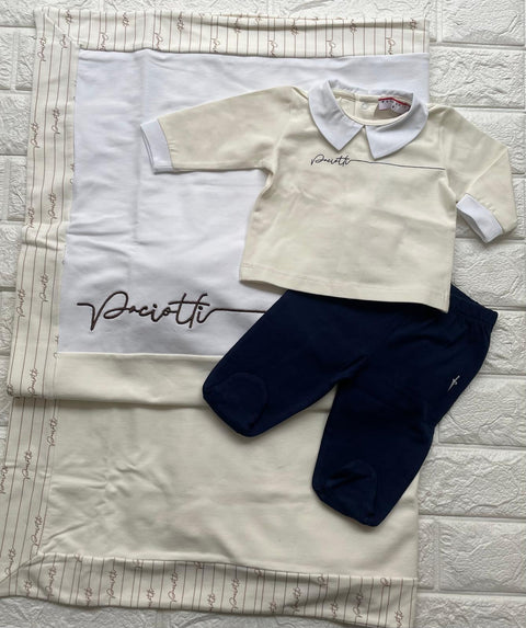 COPERTA IN COTONE COP5101N PANNA PACIOTTI 4US 