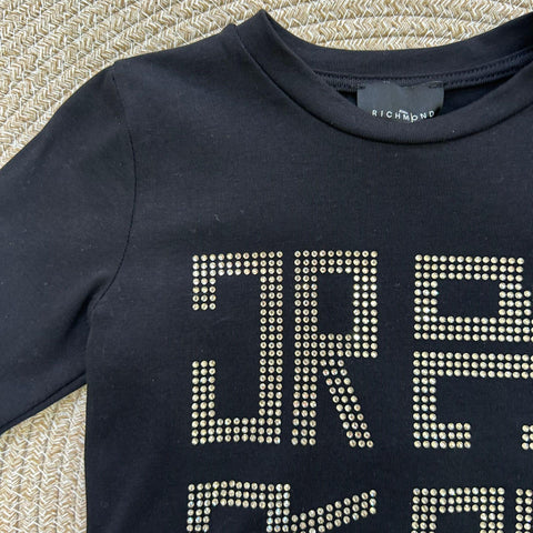 T-SHIRT IN COTONE RGA25182TS BLACK RICHMOND 