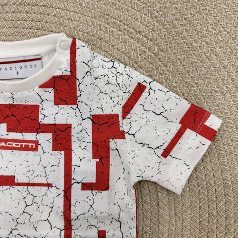 T-SHIRT IN COTONE TSP6162B OFF WHITE PACIOTTI 4US 