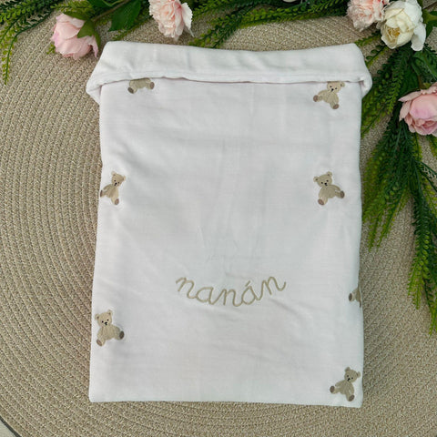 COPERTA IN CINIGLIA I25020R ROSA NANAN 