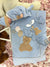 COPERTA IN CINIGLIA IN7081 CIELO/TABACCO MARLU 