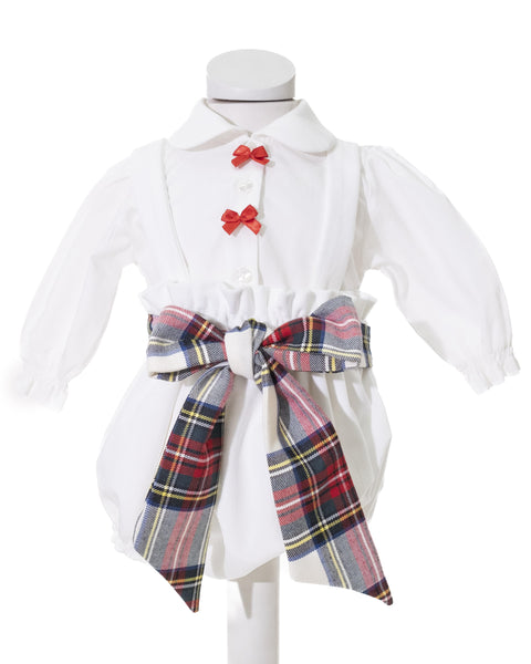 SALOPETTE E CAMICIA IM24C354 PANNA ISABEL&MARTINEZ 