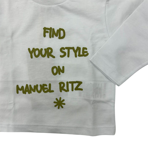 T-SHIRT IN COTONE MR3181 B/O# MANUEL RITZ 