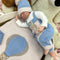 TUTINA, BODY, CARDIGAN E BABBUCCE IN LANA IN5731/IN57S C CIELO MARLU' 