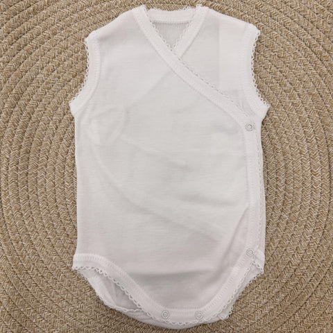 BODY ANTI PANICO IN COTONE 01626 BIANCO CALAMARO 