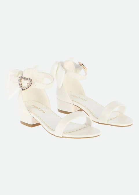 SANDALI CON FIOCCO IN GROS GRAIN ELICE SNOWDROP ANGEL'S FACE 