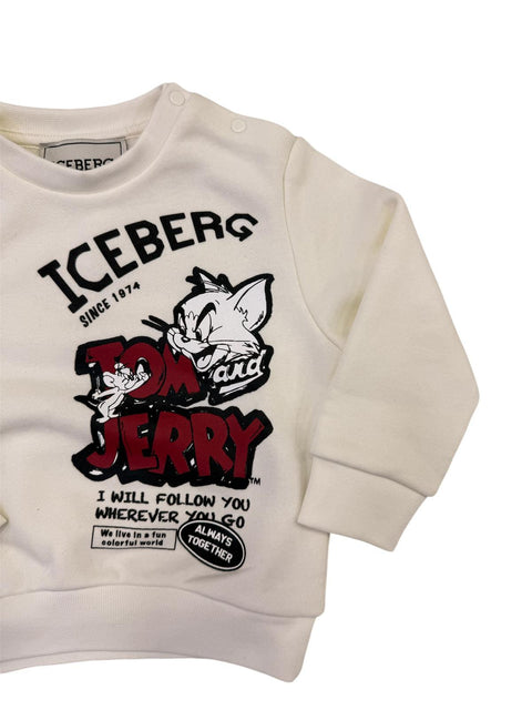 FELPA FELPATA MFICE6326B OFF WHITE ICEBERG 