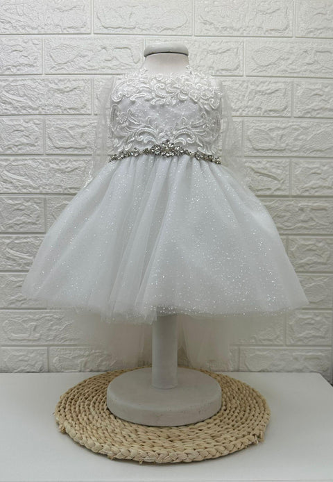 ABITO IN PIZZO E TULLE LUREX 2442 ABITO U MARCH 