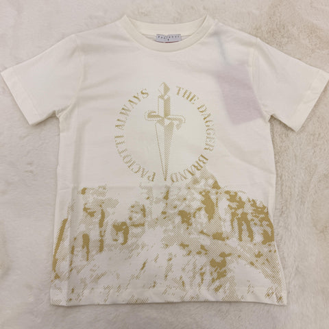 T-SHIRT IN COTONE TSP6101J PANNA BTS PACIOTTI 