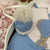CAPPELLO IN LANA CON POM PON IN VOLPE IN5771 C CIELO MARLU 