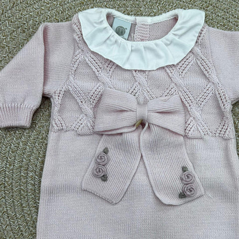 TUTINA E BABBUCCE IN LANA IN2410/IN24S ROSA/MARSALA MARLU 