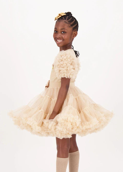 GONNA IN TULLE LUREX PIXIE SPARKLE SAND ANGEL'S FACE 