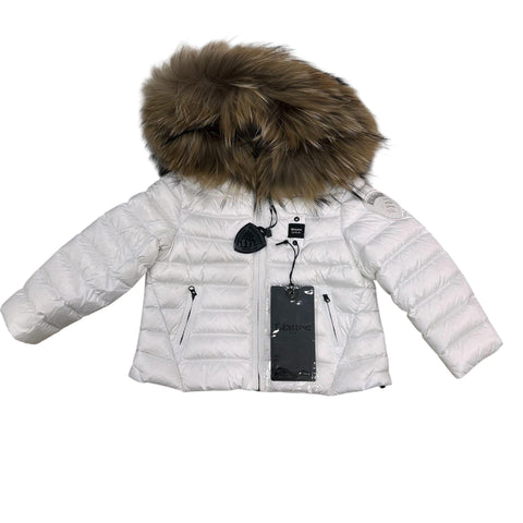 GIUBBOTTO IN PIUMA CON PELLICCIA VERA 25WBLGC03380 007285 100GG## BLAUER 