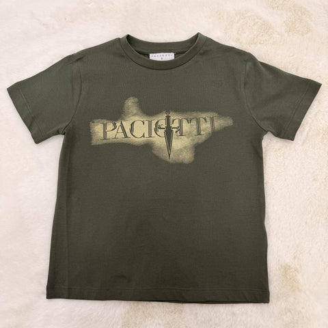 T-SHIRT IN COTONE TSP6103J MILITARE BTS PACIOTTI 