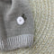 CAPPELLO IN LANA CON POM PON IN VOLPE IN1071 TORTORA/ROSA MARLU 