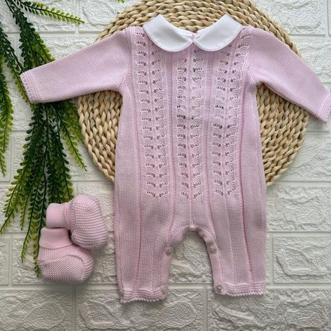 TUTINA E BABBUCCE IN FILO LT1054/LSC1054 ROSA LA SARTORIA DEI PICCOLI 