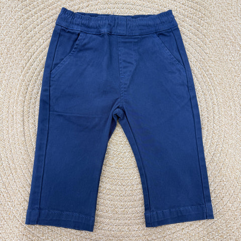 PANTALONE IN COTONE TIP26086PA BLU EST TRUSSARDI 