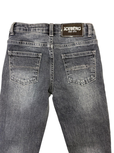 JEANS NERO PTICE6317B DENIM ICEBERG 