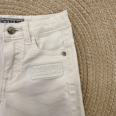 BERMUDA IN JEANS BIANCO BTICE6111B BIANCO ICEBERG 