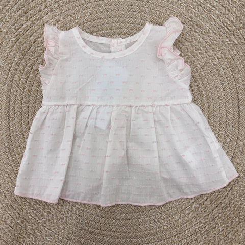 COMPLETO IN COTONE 11277 PANNA/ROSA CALAMARO 
