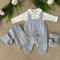 TUTINA, BODY, CARDIGAN E BABBUCCE IN LANA IN5331/IN53S CIELO/TORTORA MARLU 