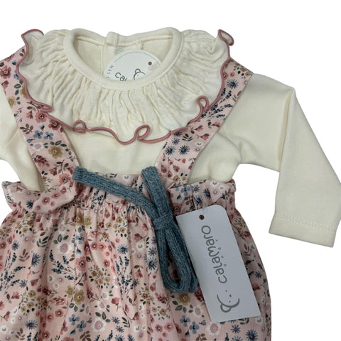 SALOPETTE E BODY 32505/19128 ROSA CALAMARO 