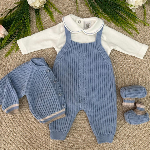 TUTINA, BODY, CARDIGAN E BABBUCCE IN LANA IN5231/IN52S CIELO MARLU 