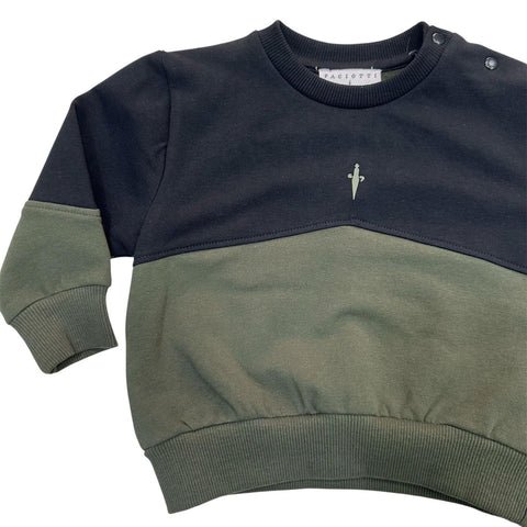 TUTA FELPATA COMP6301B MILITARE BTS 4US 