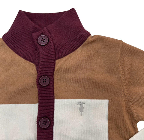 CARDIGAN IN VISCOSA TBA25048CD NEW ECRU TRUSSARDI 