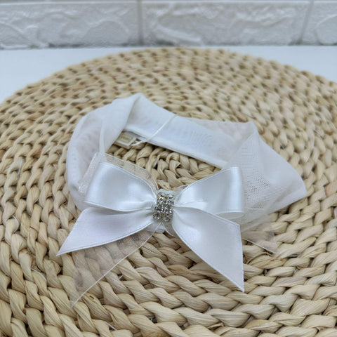 FASCIA IN TULLE CON FIOCCO 2442 FASCIA U MARCH 