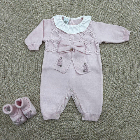TUTINA E BABBUCCE IN LANA IN2410/IN24S ROSA/MARSALA MARLU 